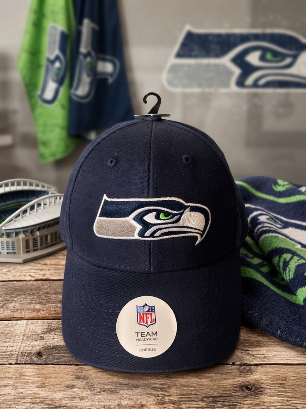 Seattle Seahawks Navy NFL Team Cap